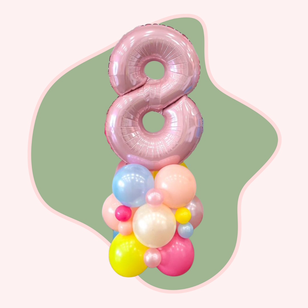 Grab and Go Balloon Number Stack
