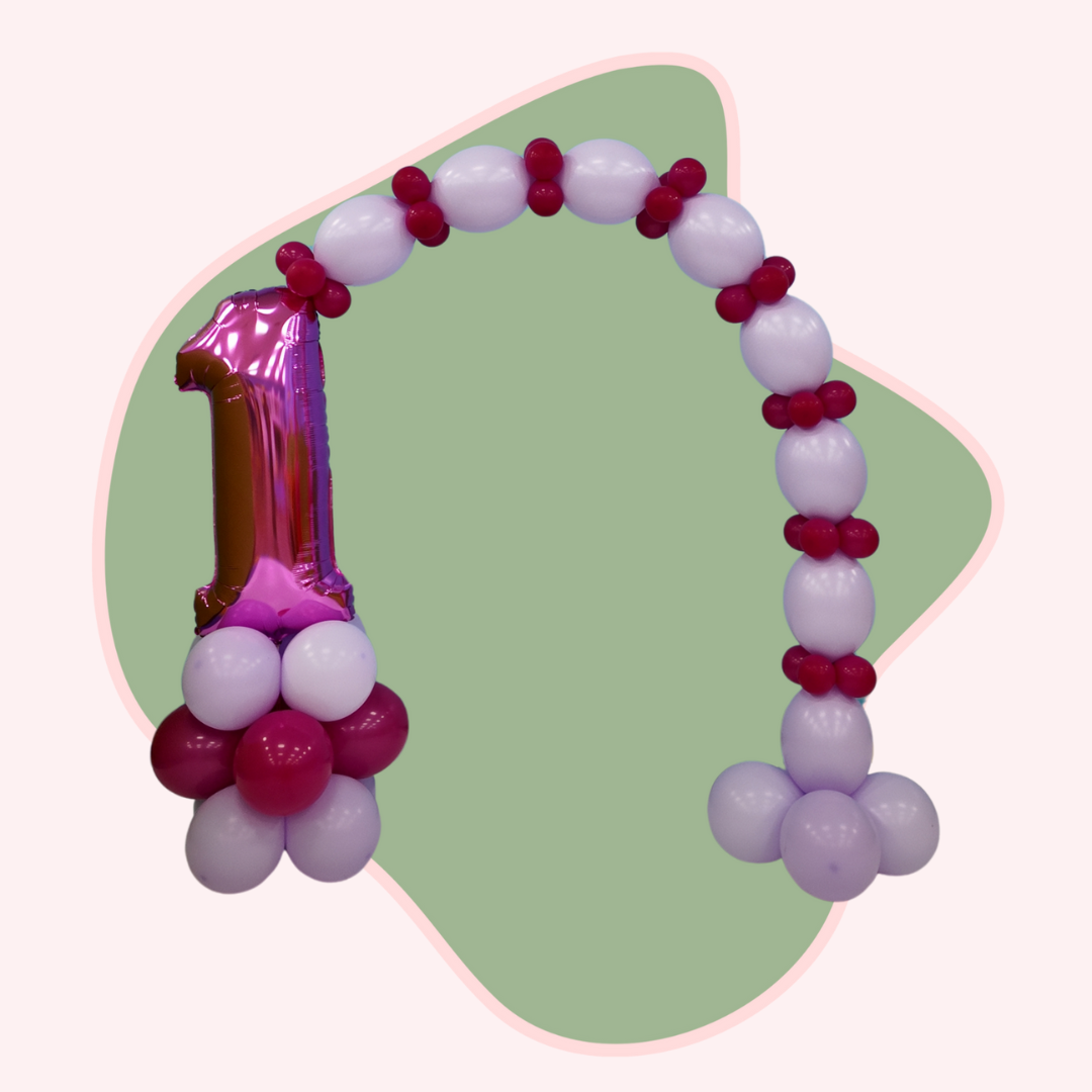 custom balloon arch party decor RI