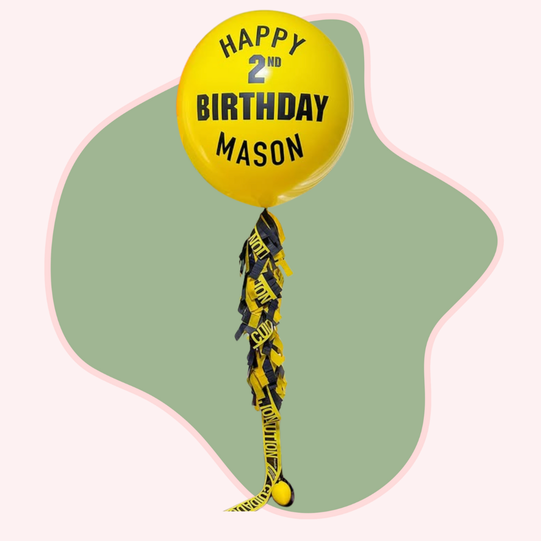 custom message balloon oversized