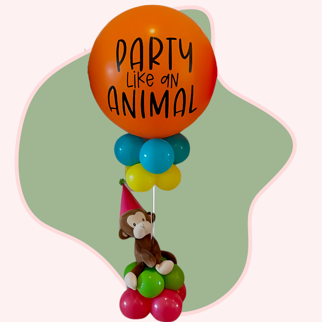 freestanding mini balloon column