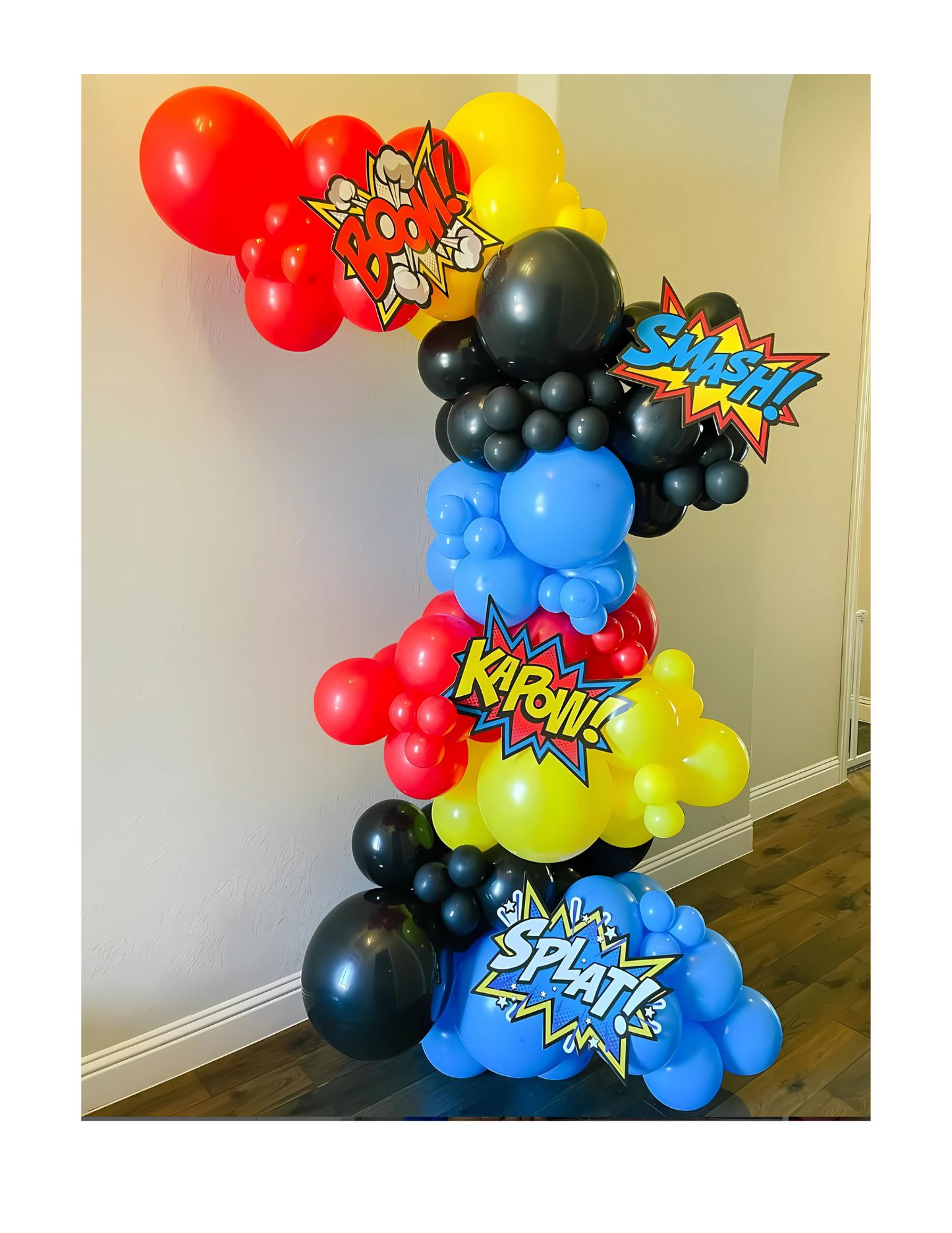 balloon display without backdrop RI
