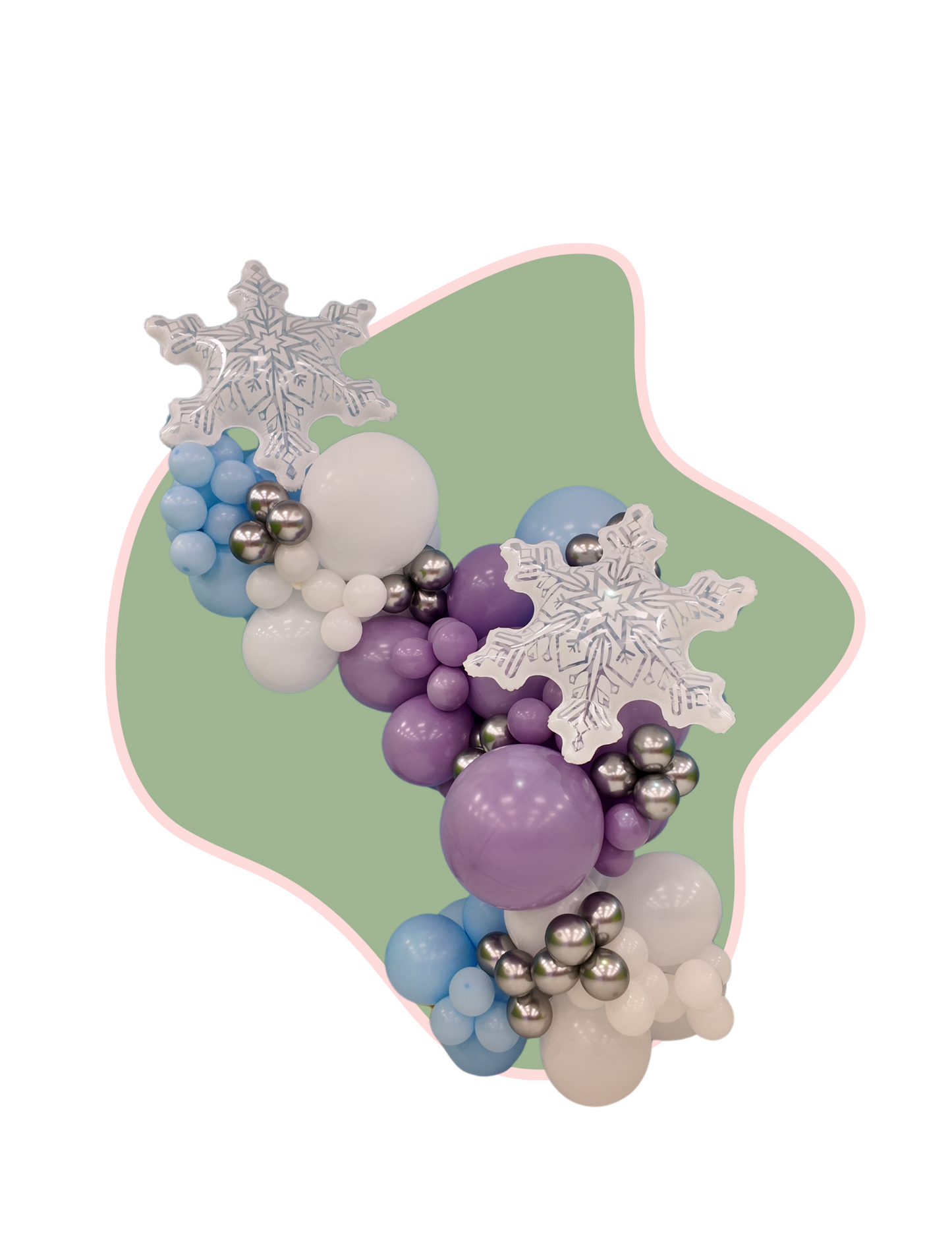 organic balloon arch RI event decor