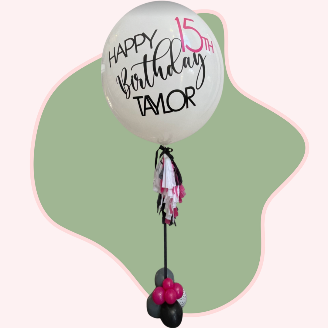 custom jumbo helium balloon RI