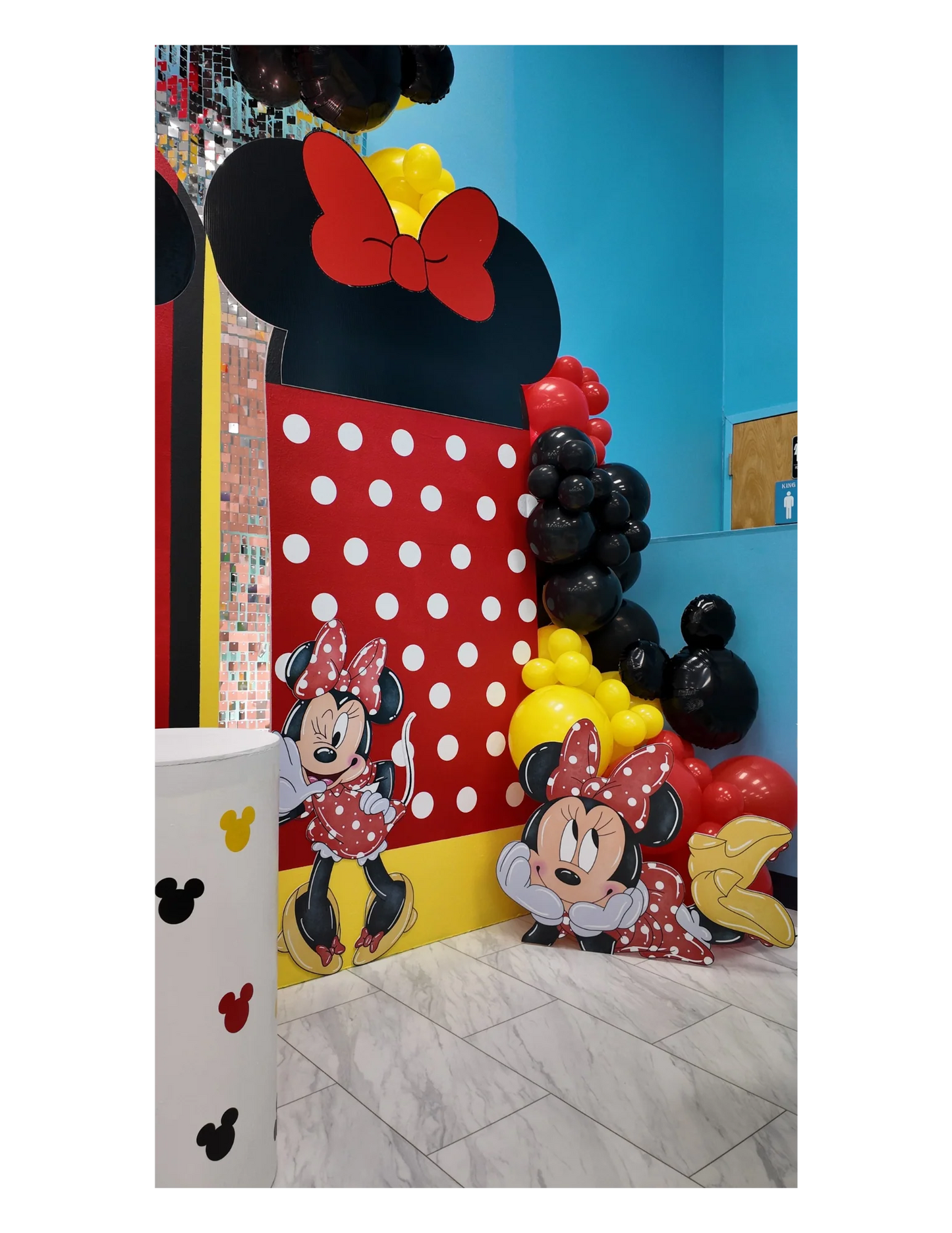 mickey and minnie party props