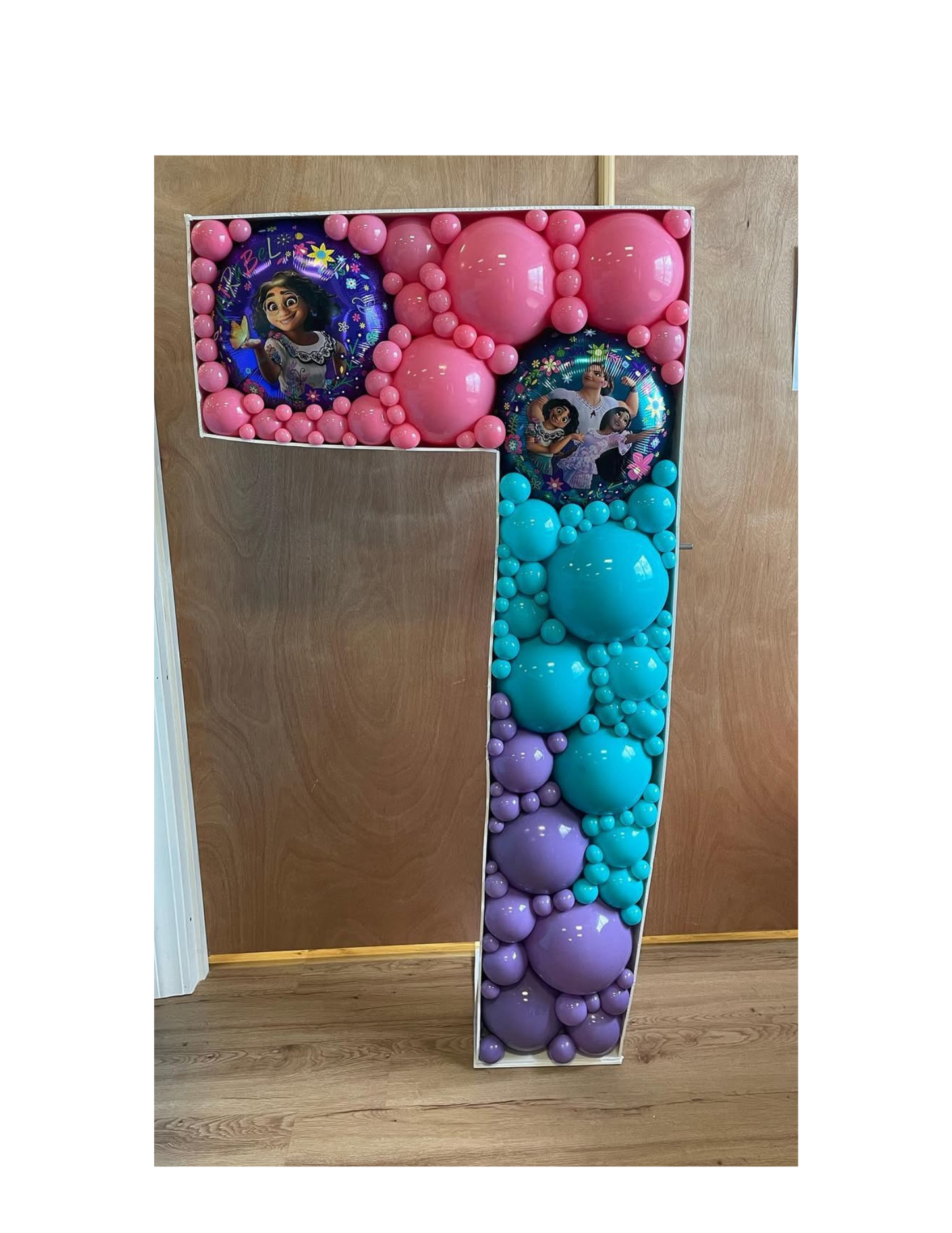 balloon mosaic number