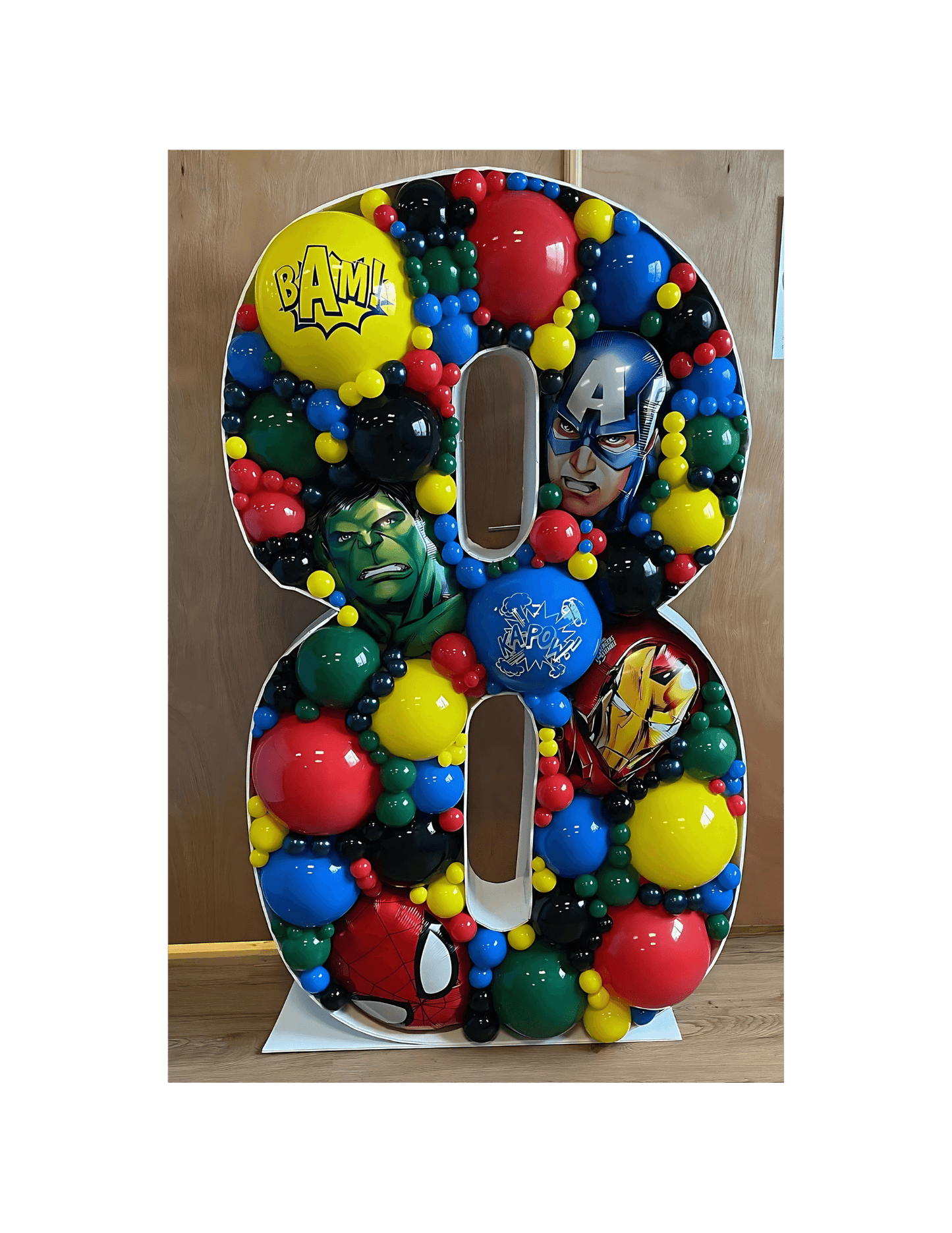 supehero balloons