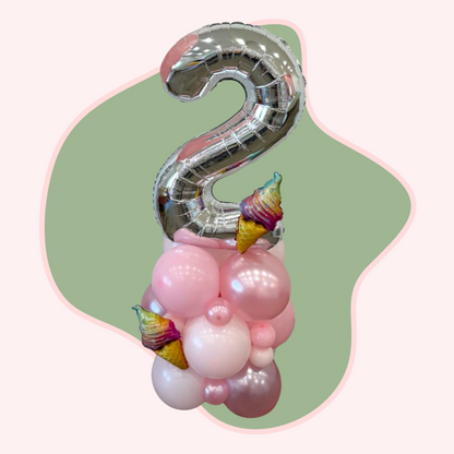 Grab and Go Balloon Number Stack