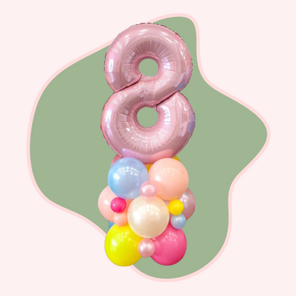 Grab and Go Balloon Number Stack