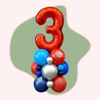 milestone balloon number display