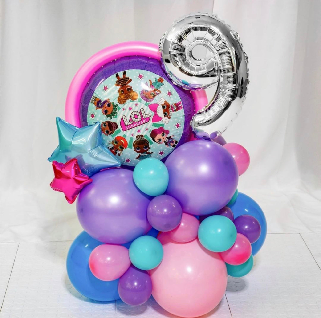 Grab and Go Mini Balloon Number Stack