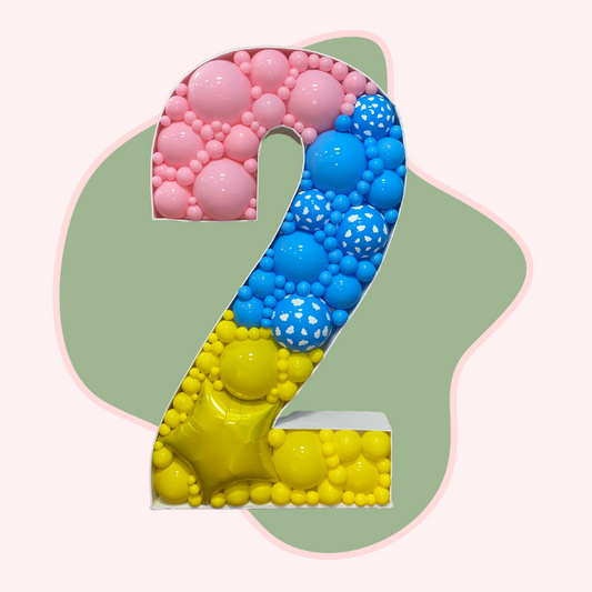 custom balloon mosaic number Rhode Island