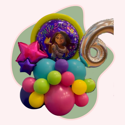 mini number balloon stack for birthday Rhode Island