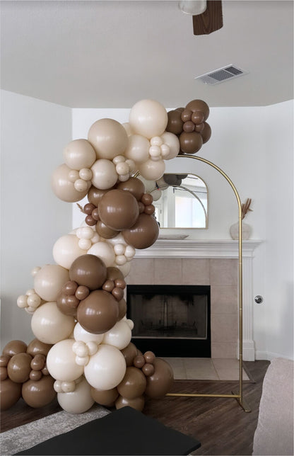 Single Panel Arch Backdrop with Balloon Garland