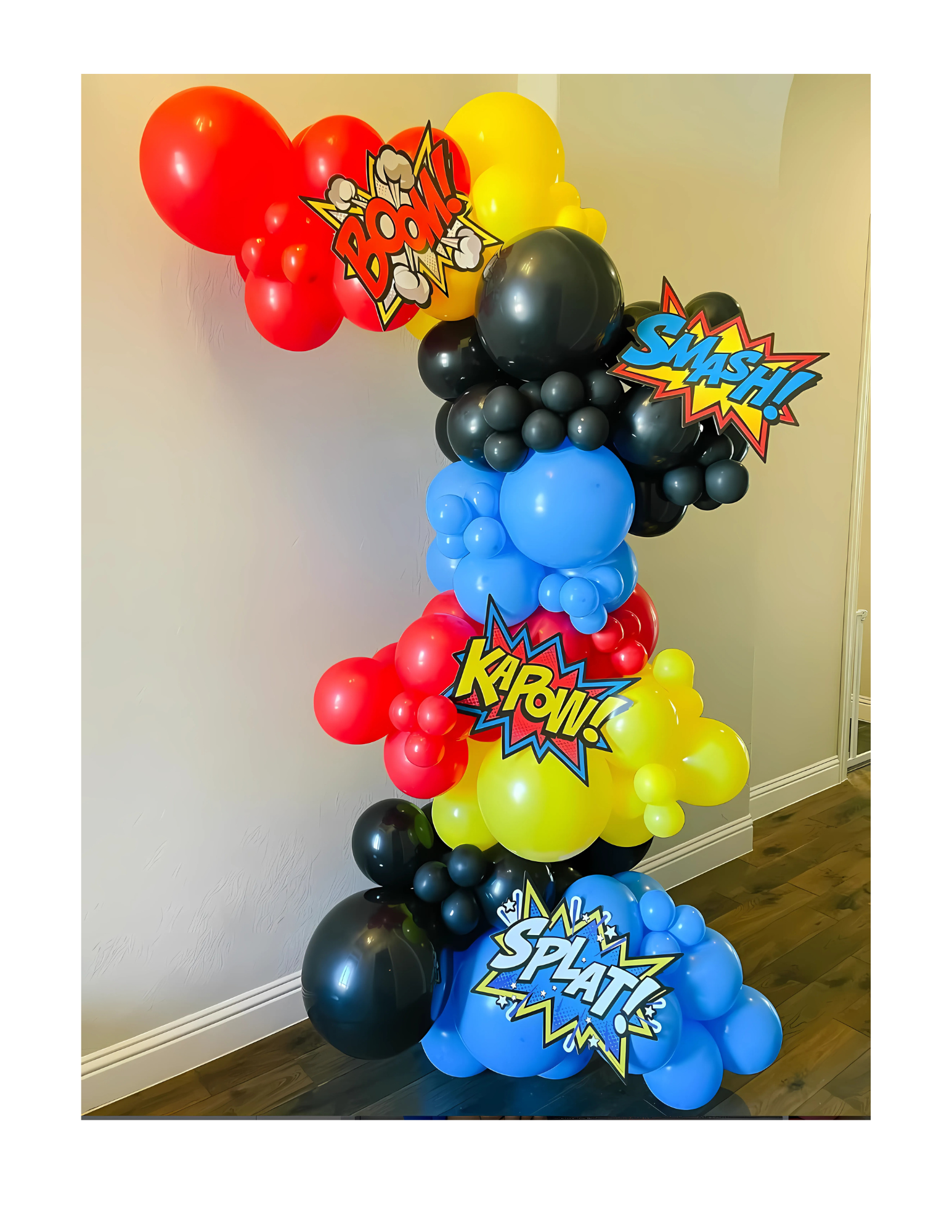balloon display without backdrop RI