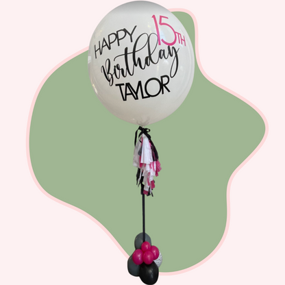 custom jumbo helium balloon RI