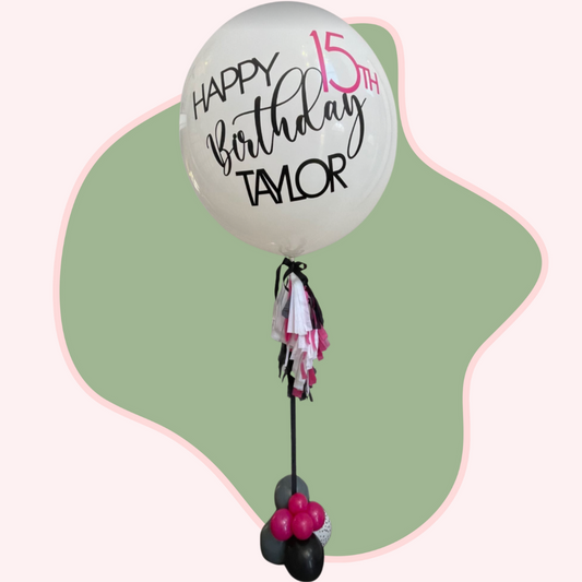 custom jumbo helium balloon RI