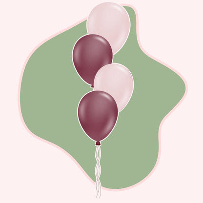 Helium Bouquet - Set of 4