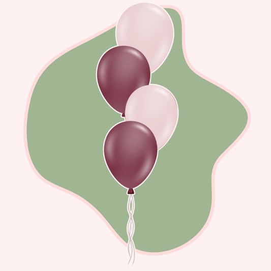 Helium Bouquet - Set of 4