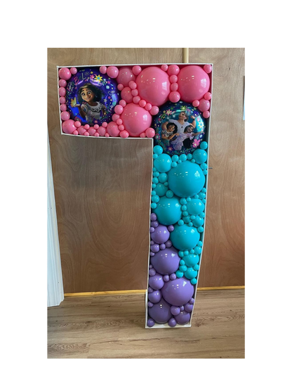 balloon mosaic number