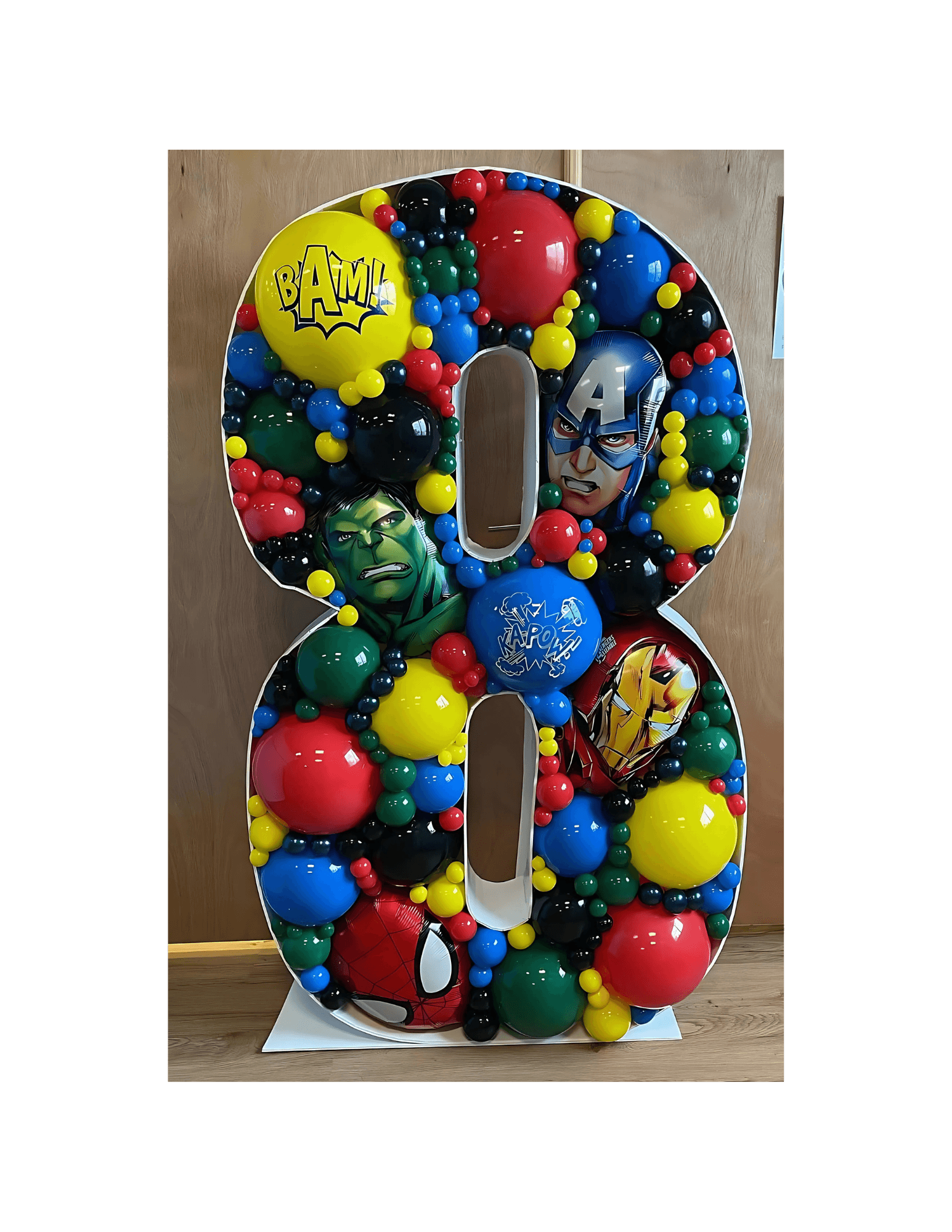 supehero balloons 