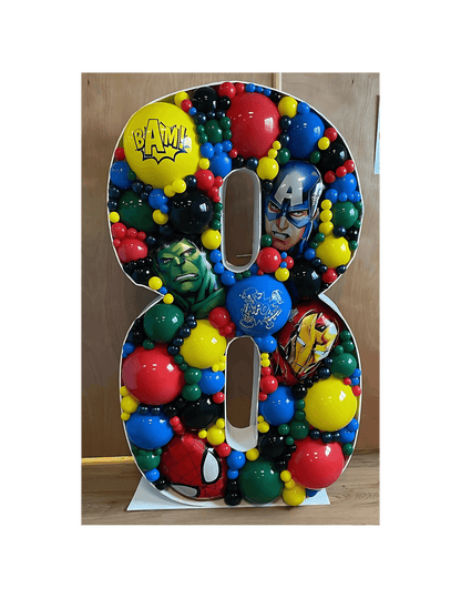 supehero balloons 