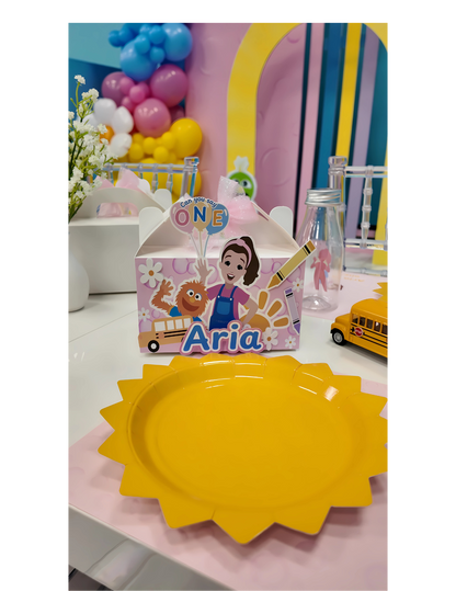 toddler birthday balloon garland and props